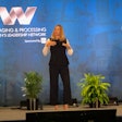 Dawn Hudson was the keynote speaker at the Packaging & Processing Women's Leadership Network (PPWLN) breakfast at PACK EXPO International in Chicago.