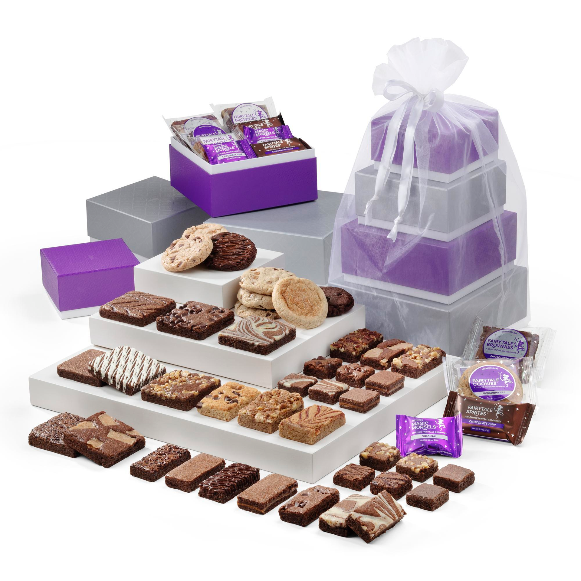 Most of Fairytale Brownies&rsquo; sales come as customizable gift packages of brownies, blondies, and cookies.