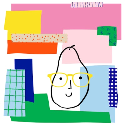 Patterned backgrounds featuring bold designs resembling fabric swatches can be used alone as a frame for an image, or combined to create a stacking effect.