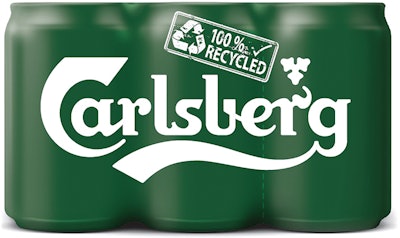 The development of 100% recycled PE content for shrink film took a lot of effort on the part of Carlsberg and a key supplier.