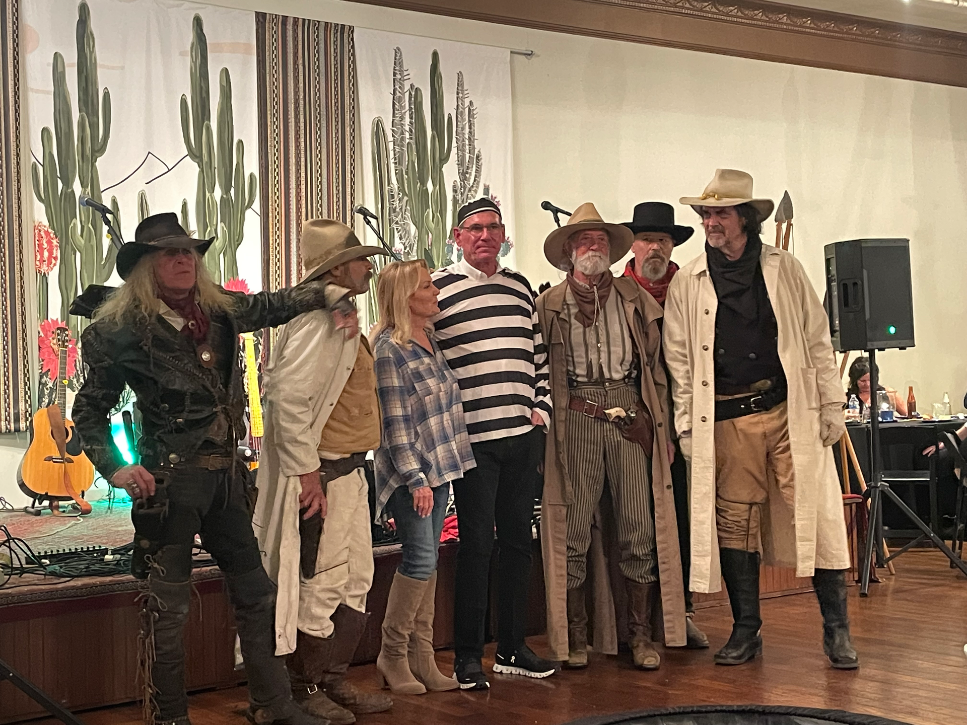 Rob Reinders is thanked for his service as president at the Buckhorn Saloon in San Antonio, TX at the ENGAGE event.