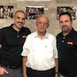 Garrido Printing Equipment executives (left to right): Nicolas Garrido, VP and General Manager; Diego Garrido, Founder; Juan Garrido, VP and Technical Director.