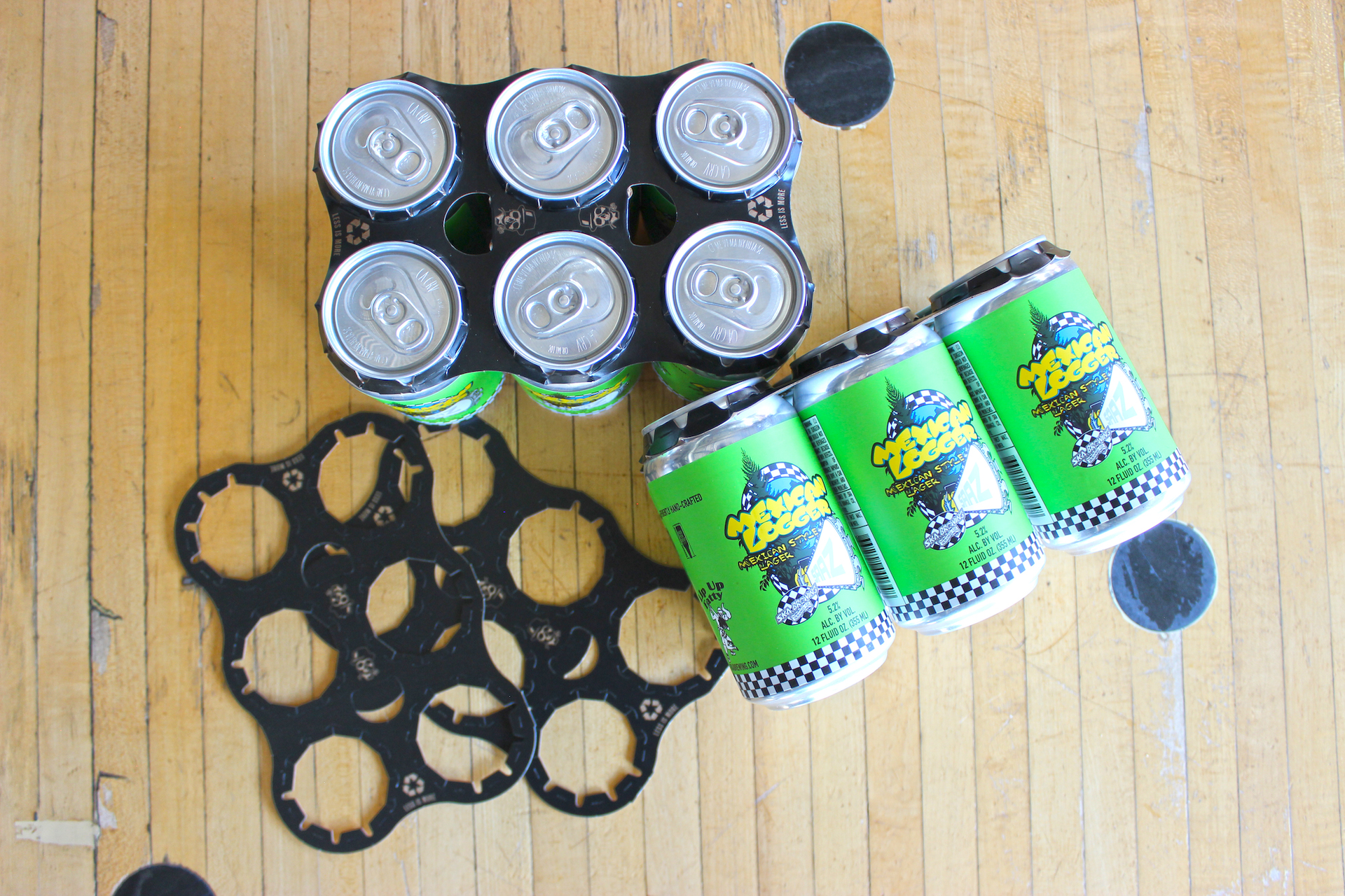 Beer lovers can look for all of Ska&rsquo;s canned brand offerings to sport recyclable fiber collars applied by the CanCollar Corsair on shelves starting this month, in April.
