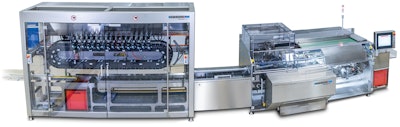 This adaptive equipment with linear track system from Rotzinger was designed for a food manufacturer who wanted a single machine to accomplish a lot of different tasks.