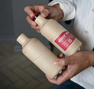 Predecessors of the first generation of commercially available paper bottles, tested at festivals in the UK and Sweden, contained lower alcohol-by-volume (ABV) Absolut Mixt ready-to-drink cocktails. A more challenging liquid, fully 40% ABV vodka, is contained in the new commercially available release.