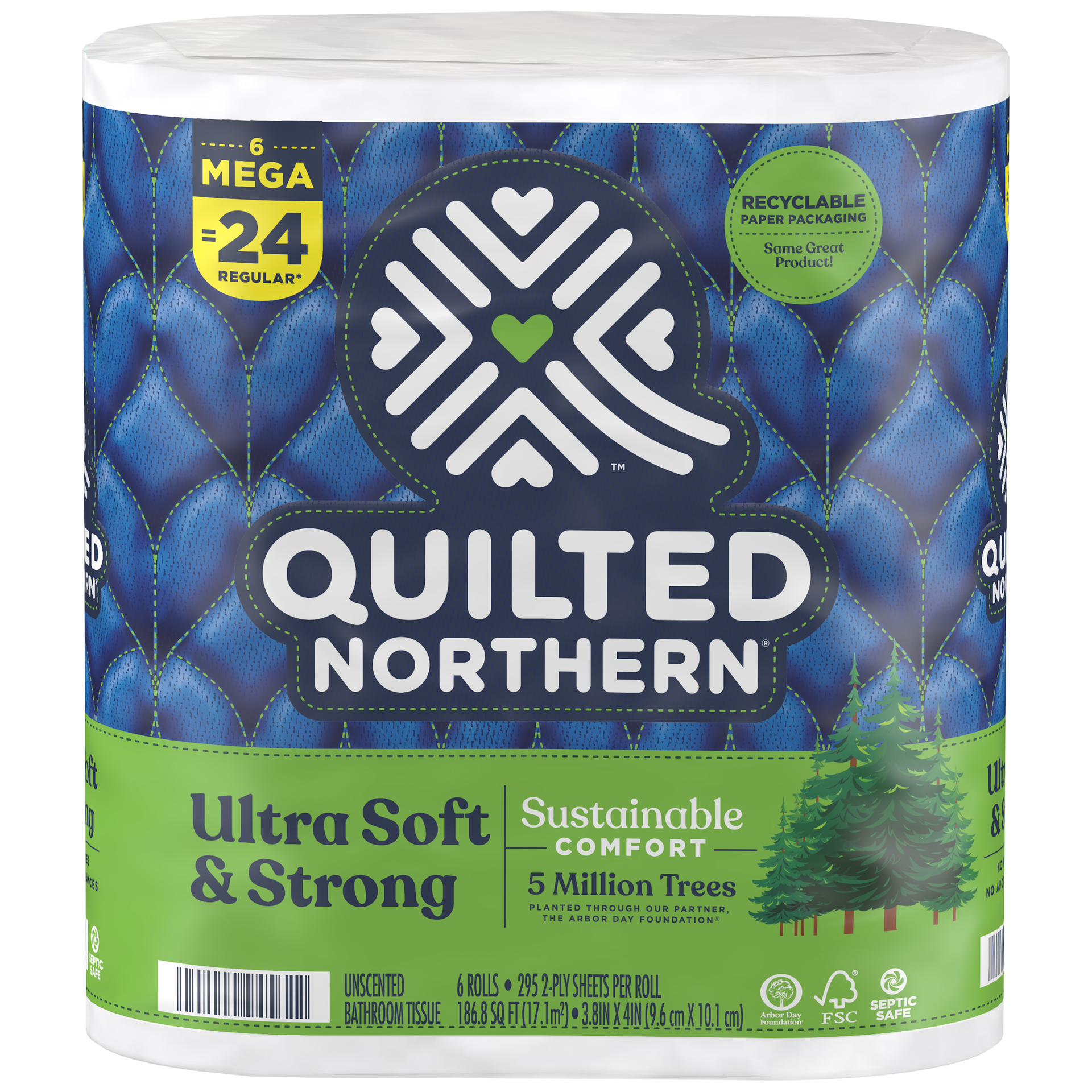 The packaging passed repulpability and recyclability testing per protocol by an independent third-party testing facility.