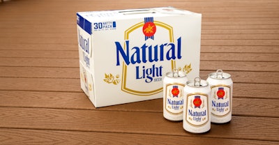 New packaging design for Natural Light