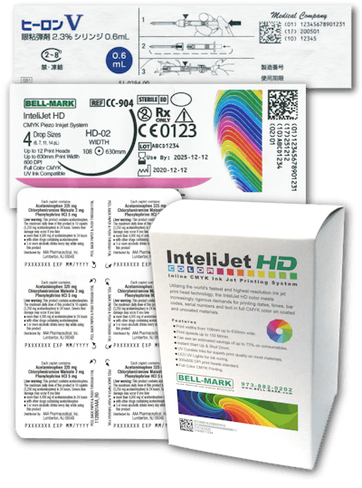The InteliJet HD 3A can print in single-, two-, and full-color CMYK on flexible web materials, cartons, and other substrates.