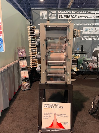 The MPE Crack-u-lator is a compact coffee grinder within a series to make its precision grinding technology accessible to medium and small manufacturers