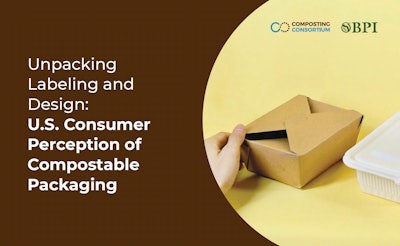 The joint study between BPI and the Composting Consortium offered ‘first-of-its-kind,’ publicly available data on U.S. consumer perceptions of compostable packaging.