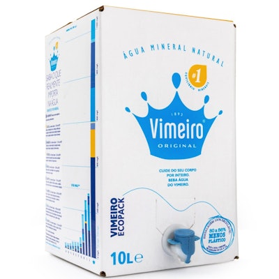 Água do Vimeiro's new bag-in-box packaging is part of its effort to reduce environmental impact and reach new consumer groups.