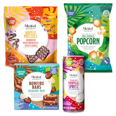 Giant Eagle’s Market District brand features a white plate as a central holding device to create a unifying architecture across the range.