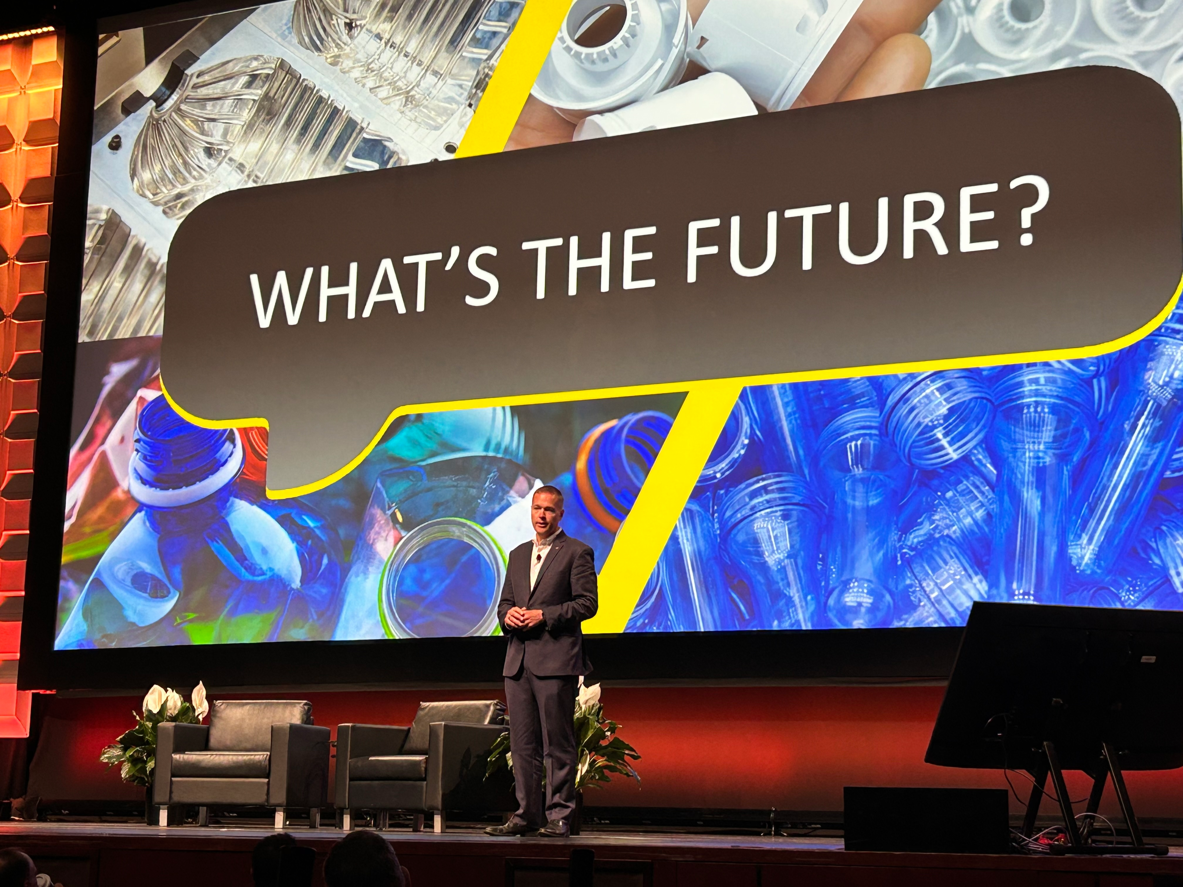 Michael Cicco, President & CEO at FANUC America Corp., presented the first-ever keynote address for NPE: The Plastics Show.