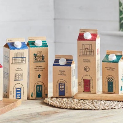 Milk & More milkmen can collect empty cartons in regions where the cartons cannot be curbside recycled.