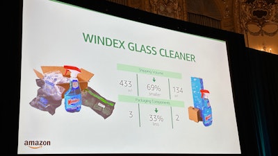 SC Johnson's Windex glass cleaner reduced both its e-comm package's footprint and leakers.