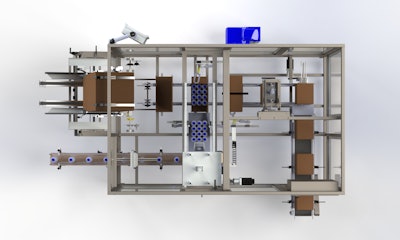 Boxxer Wrap Around Case Packer Top View