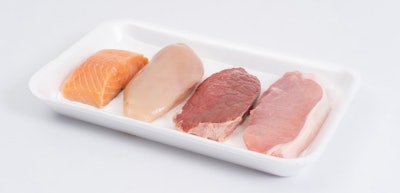 Fully Compostable Protein Tray from TekniPlex Consumer Products