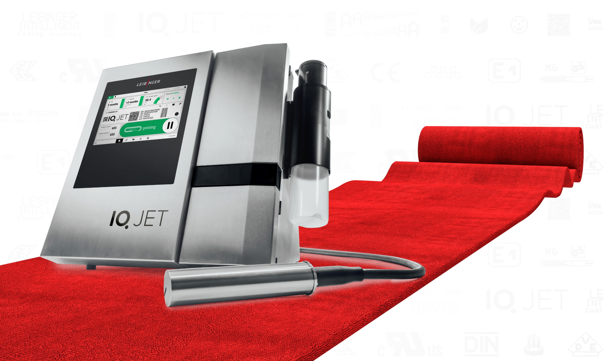 LEIBINGER, rolls out the red carpet for industry professionals to experience the award-winning IQJET at PACK EXPO in Chicago.