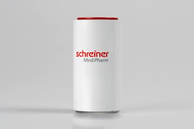 he opaque label completely wraps around the container and offers optimal light protection.