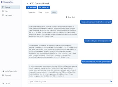 Introducing AI chat support allows end users to ask a variety of questions, bring OEM documentation to life.