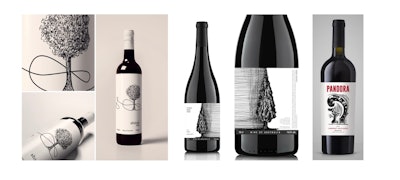 From left: By exsenz on 99designs by Vista; by Sasha999 on 99designs by Vista; and label by nestorson on 99designs by Vista. Photos courtesy of 99designs by Vista.