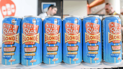 A selection of specialty brews canned and packaged for the Craft Brew Conference last year.