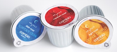 Cambio’s aluminum pod is a proprietary material structure that provides requisite brew-ability, barrier performance, shelf life, and recyclability. The pod’s ‘flavor ridges’ in the walls of the pod help extract maximum flavor from the coffee.