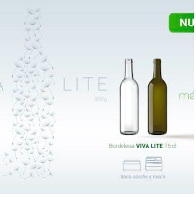 For every million bottles produced, CO₂ emissions are cut by 19,324 kg for colored glass and 28,840 kg for white glass.