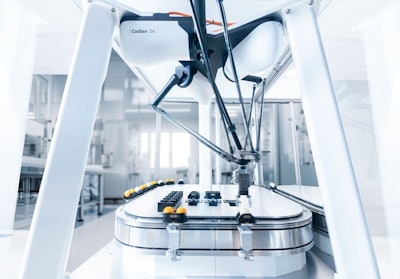 All B&R Codian models are available either as open robot mechanics or integrated with B&R controls for seamless engineering and tight synchronization with product transport systems.