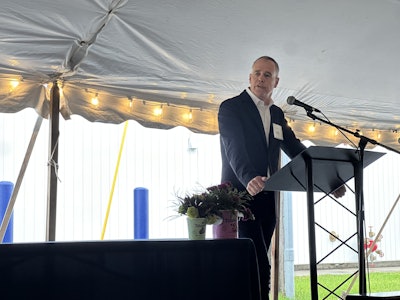 David Booth, President and CEO of TCCA, kicked off the opening day by explaining the company's growth strategy in the ice cream space.