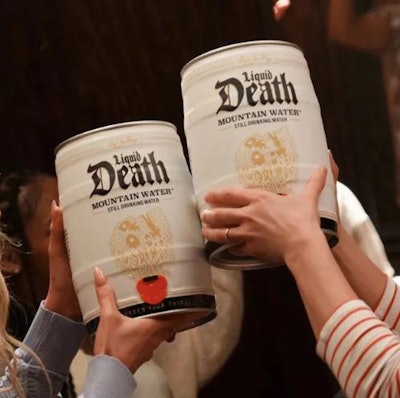 The campaign wasn't explicitly intended for sustainability, but the shift to larger volumes per unit may align with broader industry efforts to decrease packaging waste.