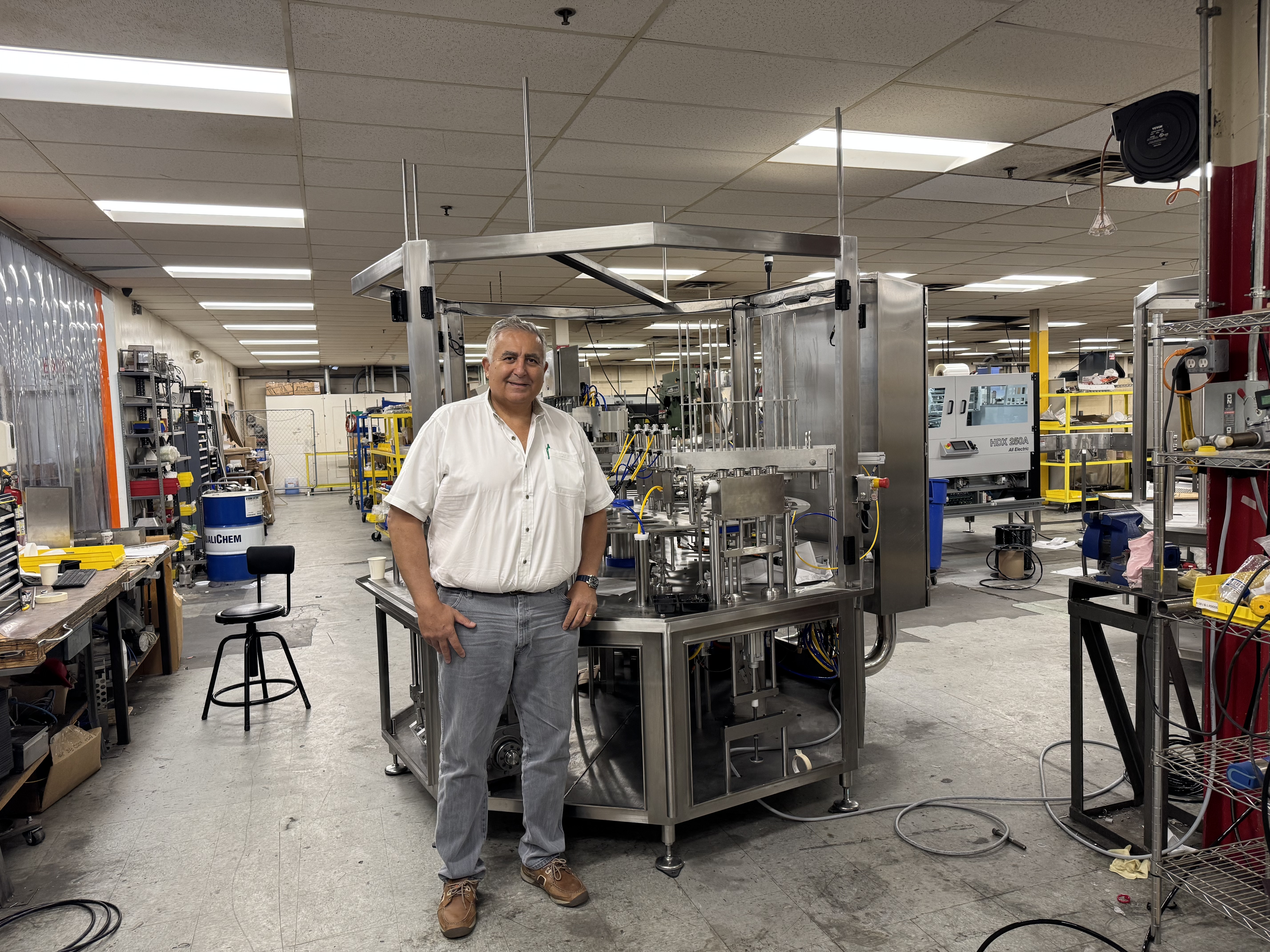 Ori Cohen, president and founder of Orics Industries, is shown here in the firm&rsquo;s 40,000 square foot manufacturing facility in Farmingdale, N.Y.