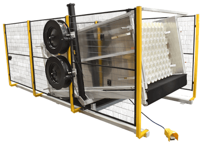 The Manual Tilt Palletizer - a versatile packaging line solution.