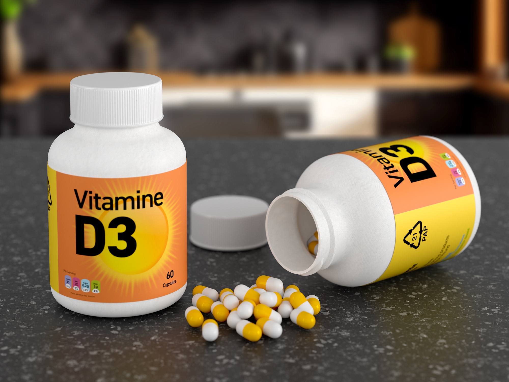 PAPACKS Fiber-Bottle - Vitamin Application