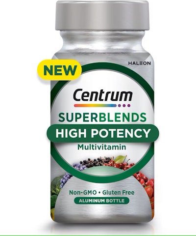 Centrum Superblends Multivitamin Aluminum Bottle from Haleon