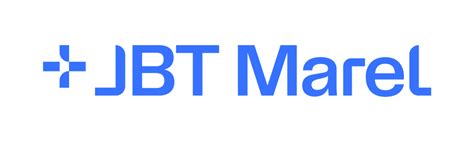JBT Marel corporate logo in blue and white