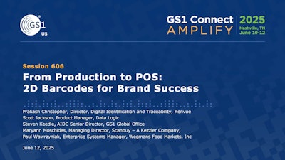 At the recent GS1 Connect panel, brands and retailers demonstrated that they’ve been underway on the 2D barcode project for some time.