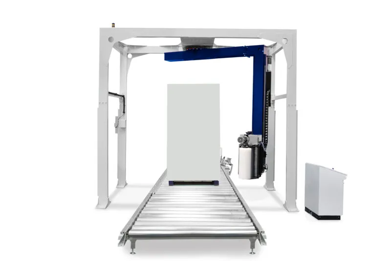 The fully automatic CSA 940 rotary arm stretch wrapper