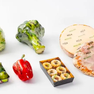 . Both films are certified to GRS 4.0 (Global Recycled Standard) and carry the Interzero “Made for Recycling” label.