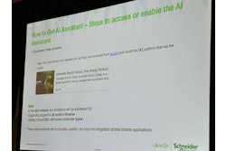 Schneider Electric AI Assistant implementation