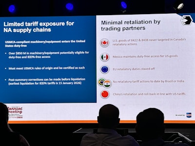 Despite all the shifting tides, there remains limited exposure for North American supply chains.