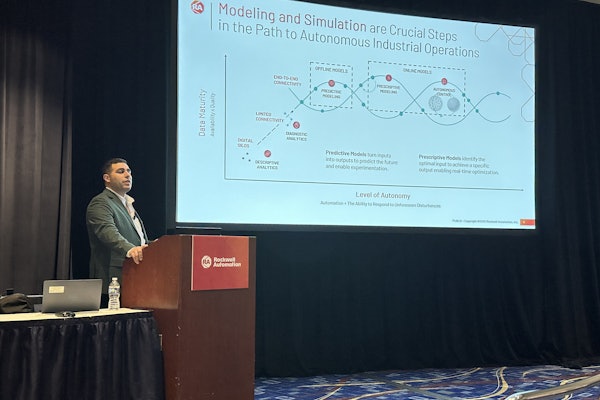 Dwayne Negron, digital twin capability manager at Kalypso, a Rockwell business, noted that more end users are “bringing in digital twin requirements on first pass to their contracts.
