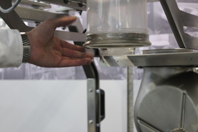 A roll-out valve reject system on Fortress gravity systems is much faster to sanitize.