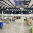 An interior panorama photo of Shuttleworth's manufacturing facility.