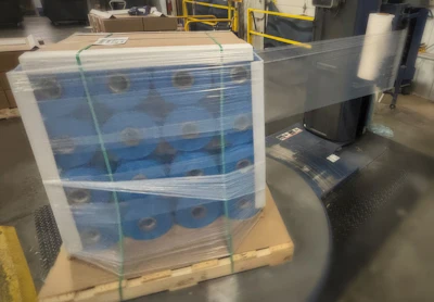 Eco Wrap On Pallet