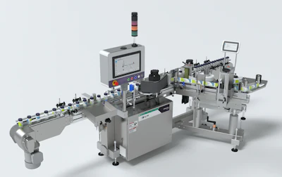 NJM’s Bronco 4 pressure-sensitive labeler