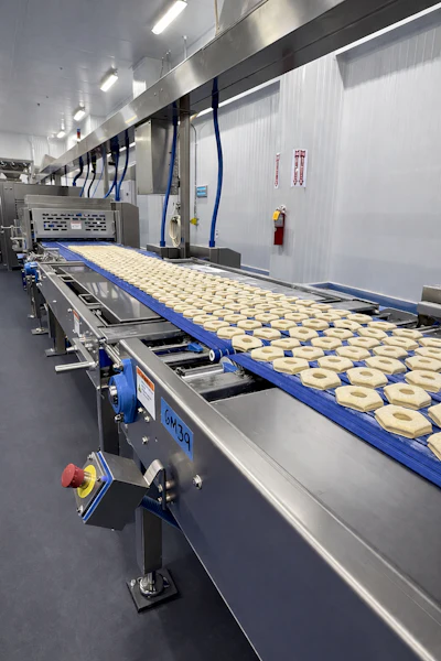 A second line was added to the new facility's bakery to complement the original line brought over from the previous, leased facility.