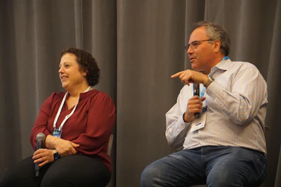 Lena Zodda, Graphic Packaging International, and Jason Pelz, Tetra Pak.