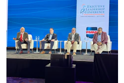 Jorge Izquierdo, PMMI, moderated an ELC discussion on how companies are operationalizing AI with Rob Cartia, ProMach; Dave Navin, Spee-Dee Packaging Machinery; and Eddy Saad, Microsoft.