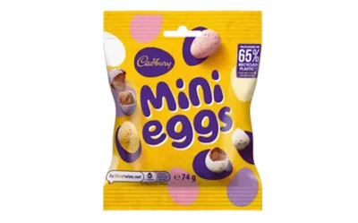 Approximately 147.7 tons of post-consumer recycled plastic will be used to produce packaging across parts of the Cadbury Easter range during the 2026 season.